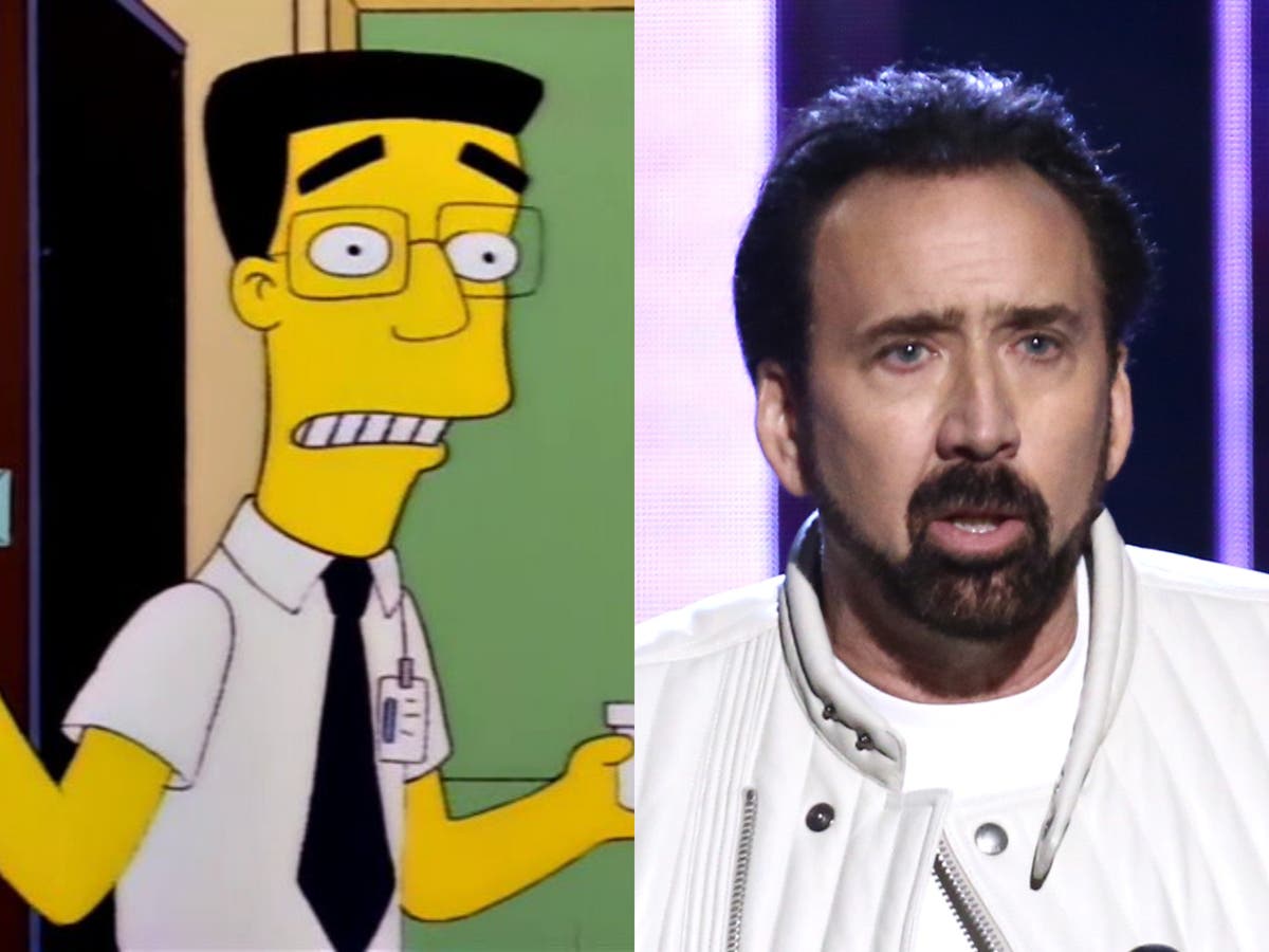 The Simpsons Nicolas Cage was originally wanted to voice Frank Grimes